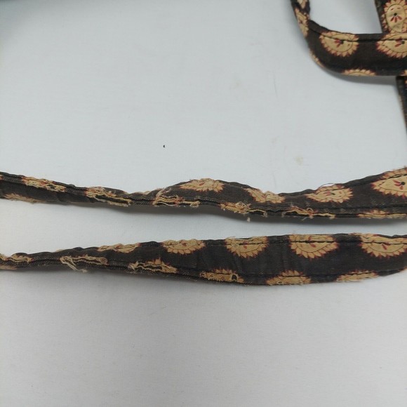 Vera Bradley Villager Tote Classic Black  Red Paisley Print Quilted Shoulder Bag - Picture 4 of 11